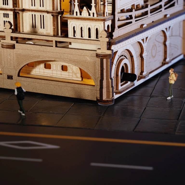 Конструктор Robotime Rokr дерев'яний 3D Marble Travel Лондон (EGB01) - фото 5