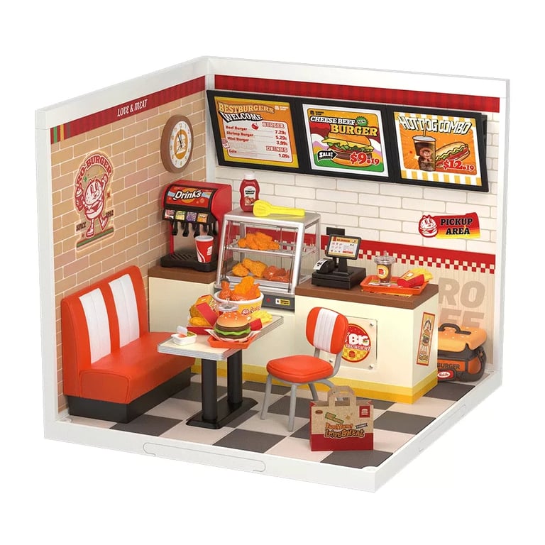 Конструктор Robotime Rolife 3D Бургери Yum Yum (DW010) - фото 1