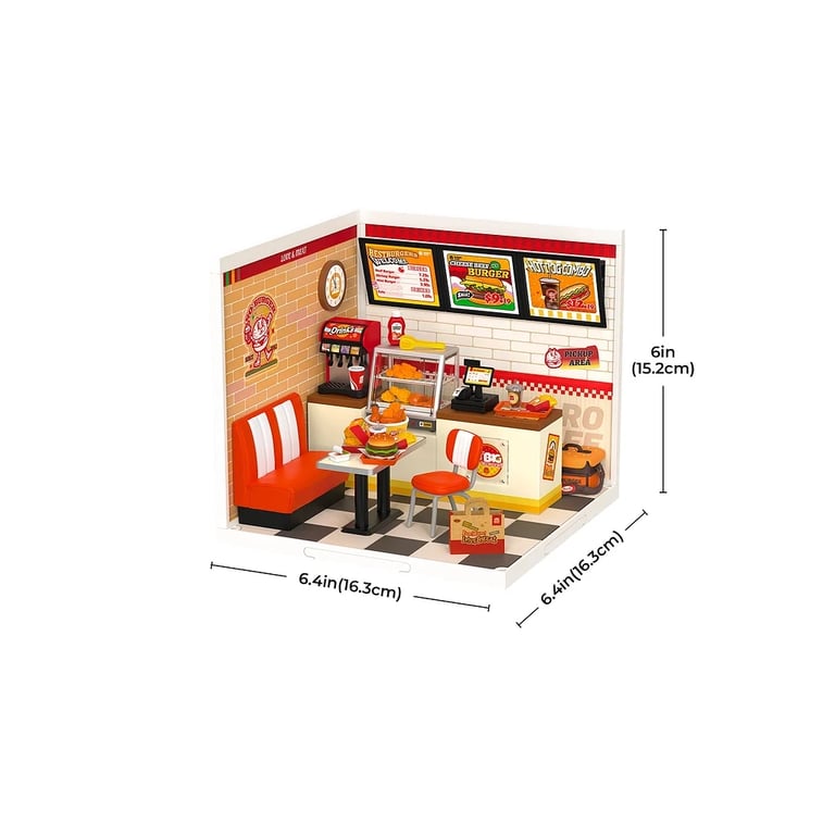 Конструктор Robotime Rolife 3D Бургери Yum Yum (DW010) - фото 2