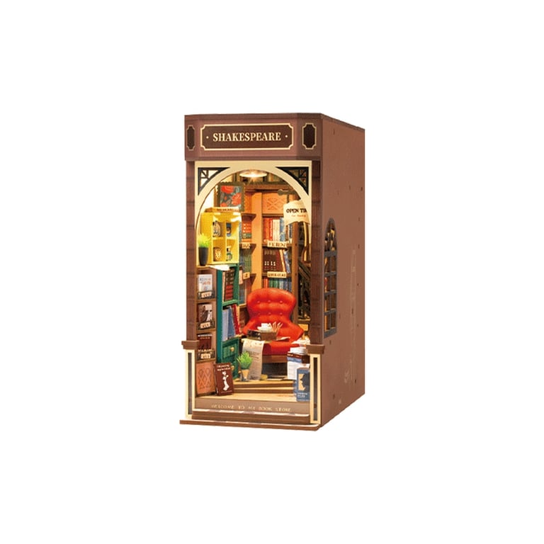 Конструктор Robotime Rolife дерев'яний 3D Книгарня (TGB07) - фото 1