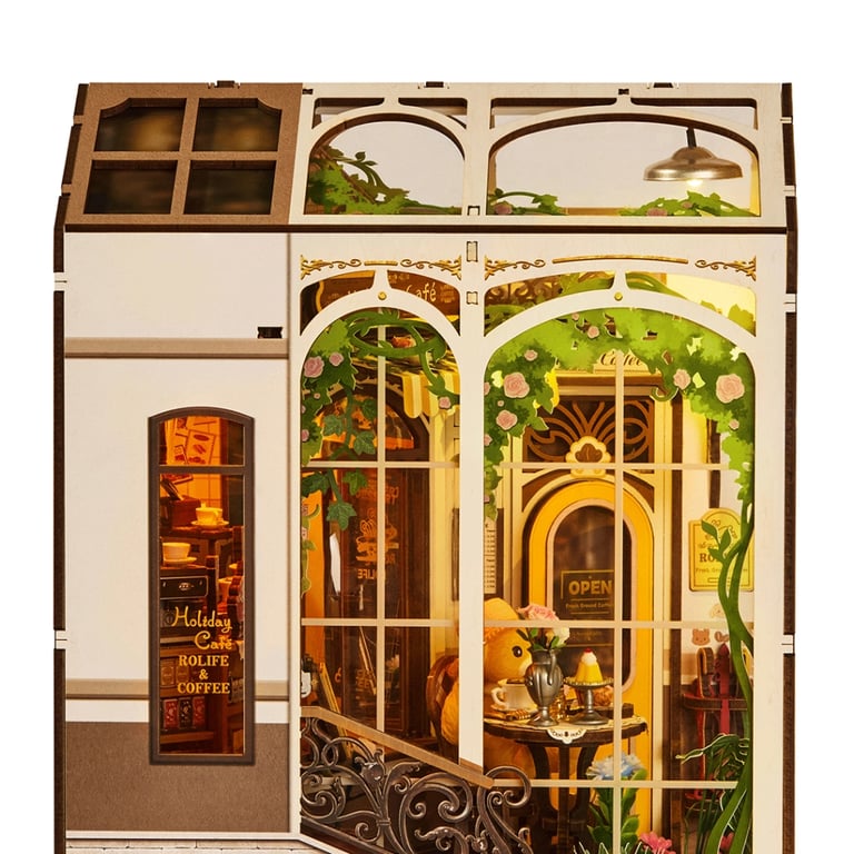 Конструктор Robotime Rolife дерев'яний 3D Святкове кафе (TGB15) - фото 6