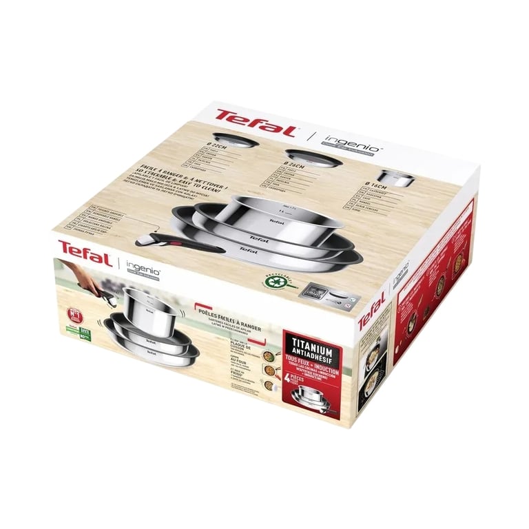 Набір посуду Tefal Ingenio Cook Eat, 4 предмети (L881S404) - фото 2