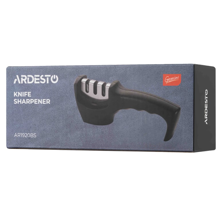 Точило для ножів Ardesto Gemini, 20.5x5.5x7.5см, чорний (AR1920BS) - фото 5