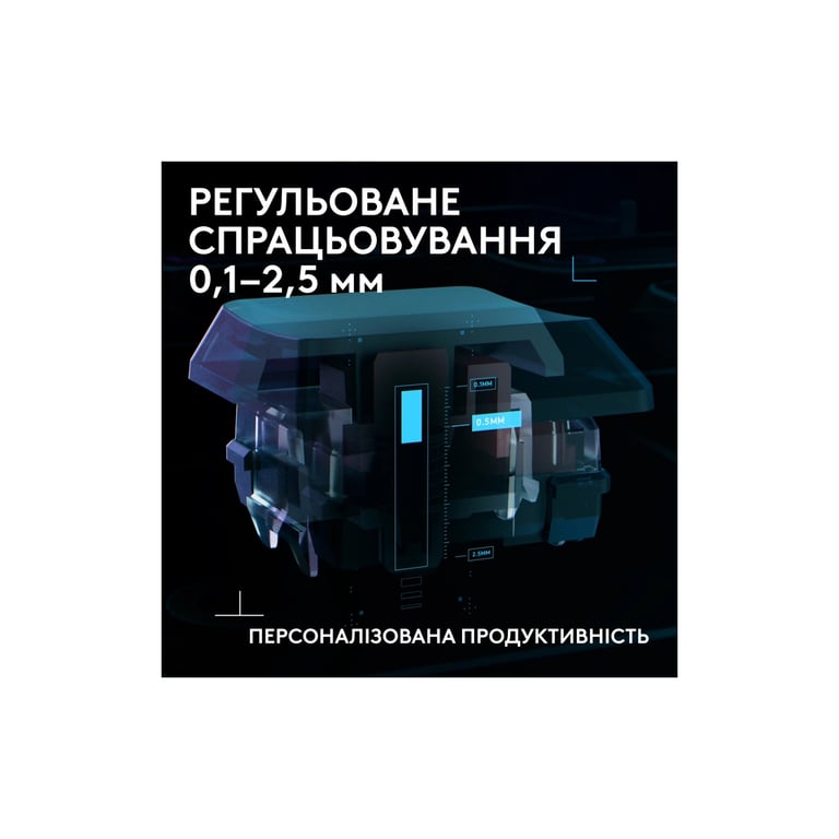 Клавіатура Logitech G515 Rapid TKL Wired USB UA Black (920-013861) - фото 4
