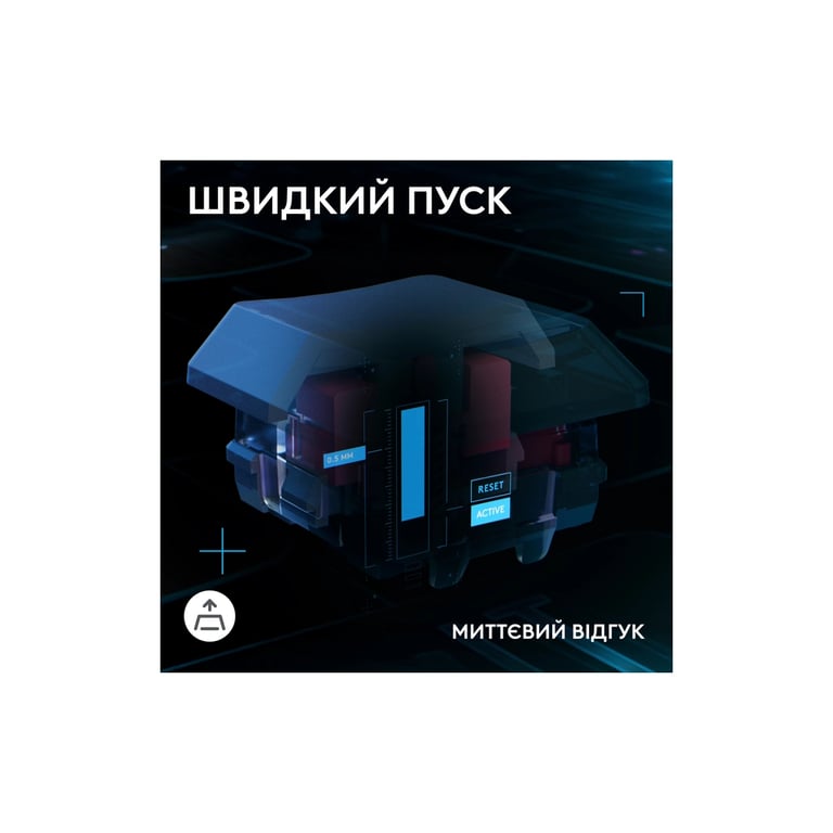 Клавіатура Logitech G515 Rapid TKL Wired USB UA Black (920-013861) - фото 5