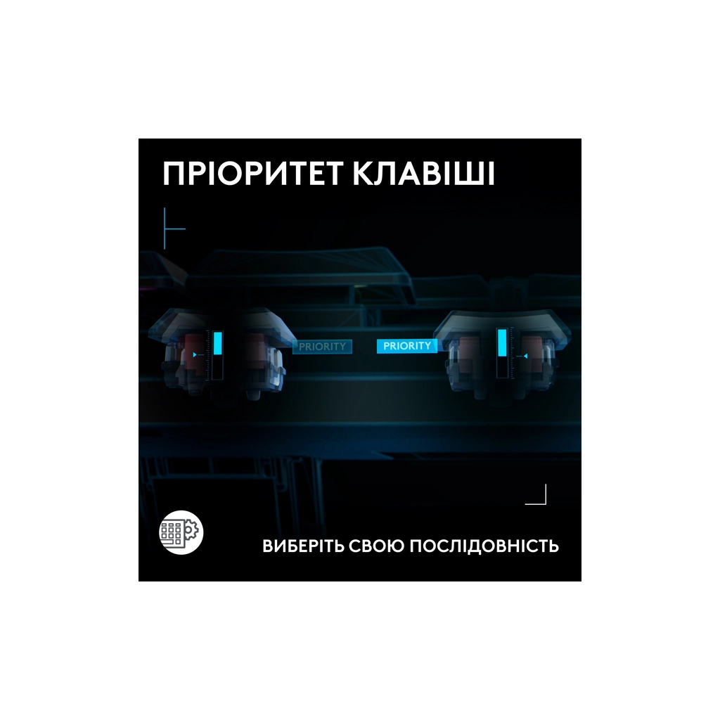 Клавіатура Logitech G515 Rapid TKL Wired USB UA Black (920-013861) - фото 7 Клавіатура Logitech G515 Rapid TKL Wired USB UA Black (920-013861) - фото 7