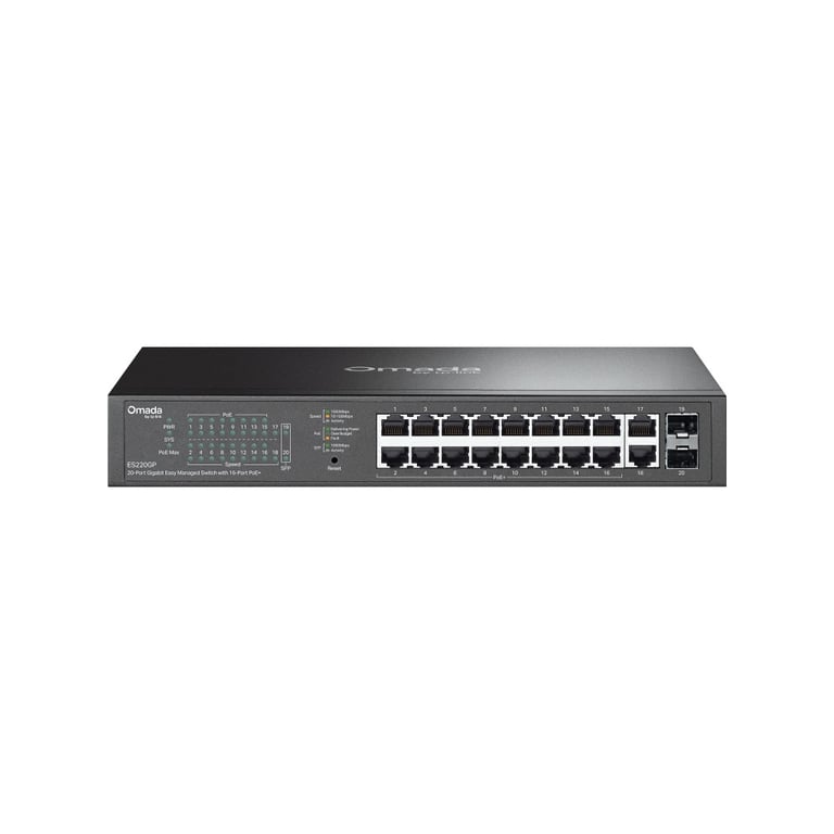 Комутатор мережевий TP-Link ES220GP - фото 1