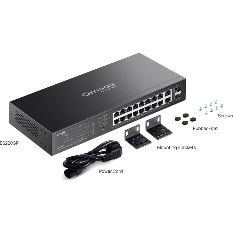 Комутатор мережевий TP-Link ES220GP - фото 6
