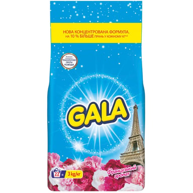 Пральний порошок Gala Французький аромат 3 кг (8006530178259) - фото 1