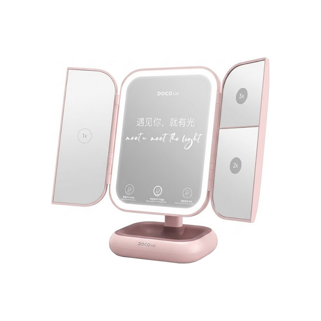 Дзеркало Xiaomi Folding Mirror Standart Edition Pink (FD001) - фото 1 Дзеркало Xiaomi Folding Mirror Standart Edition Pink (FD001) - фото 1