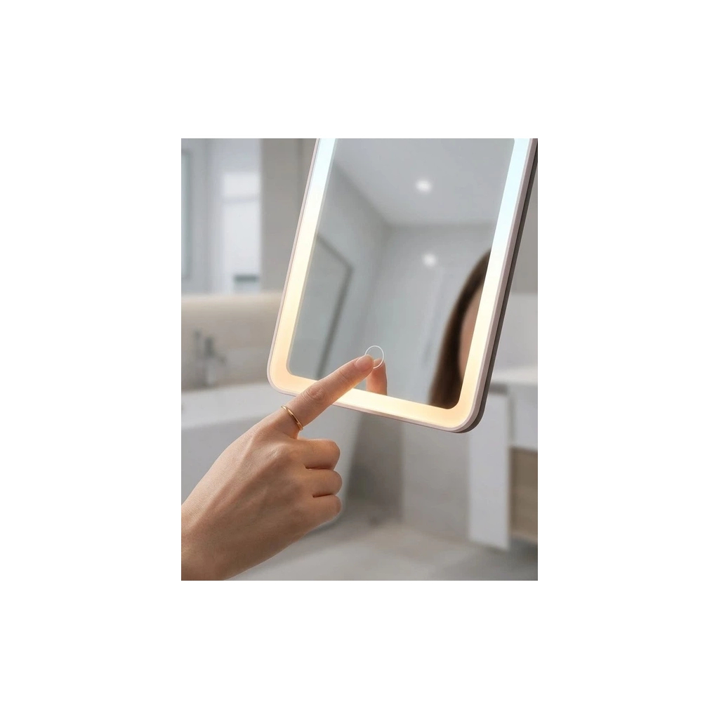 Дзеркало Xiaomi Leather case mirror pink (FM001/FM007) - фото 2 Дзеркало Xiaomi Leather case mirror pink (FM001/FM007) - фото 2