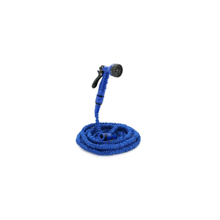 Шланг для поливу Voltronic KY-150B, 5-15м/50ft, + розпилювач, насадка на кран, Blue, Box (KY-150B) - фото 3