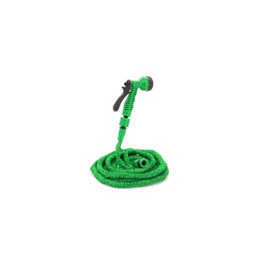Шланг для поливу Voltronic KY-150G, 5-15м/50ft, + розпилювач, насадка на кран, Green, Box (KY-150G) - фото 1