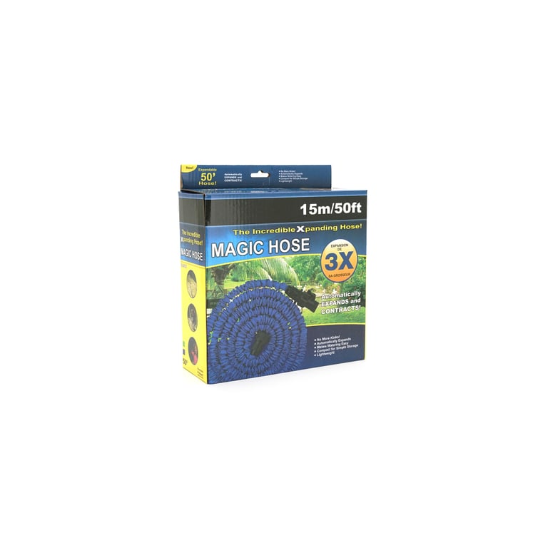 Шланг для поливу Voltronic KY-150G, 5-15м/50ft, + розпилювач, насадка на кран, Green, Box (KY-150G) - фото 3