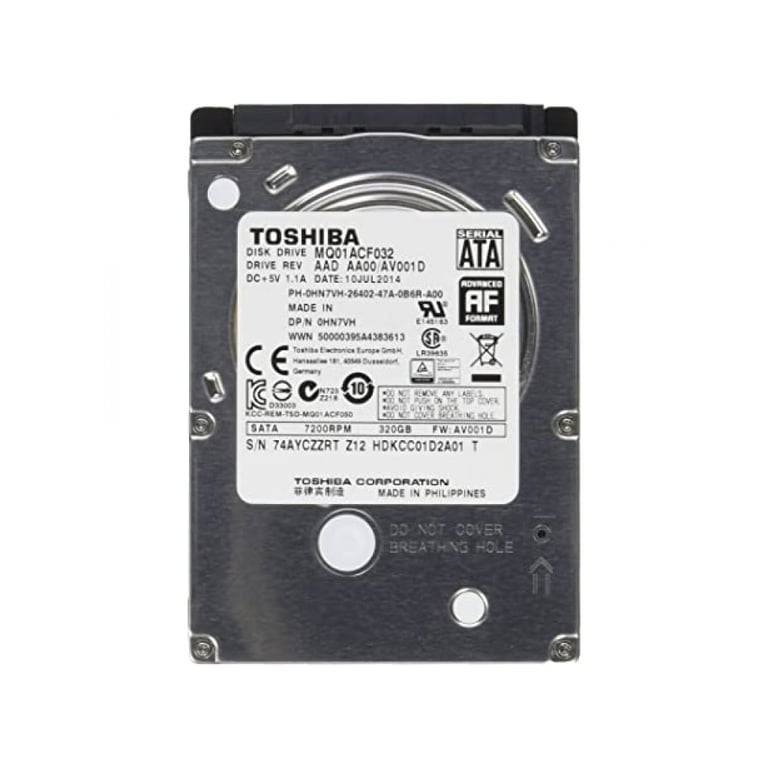 Жорсткий диск для ноутбука 2.5″ 320GB Toshiba (MQ01ACF032)