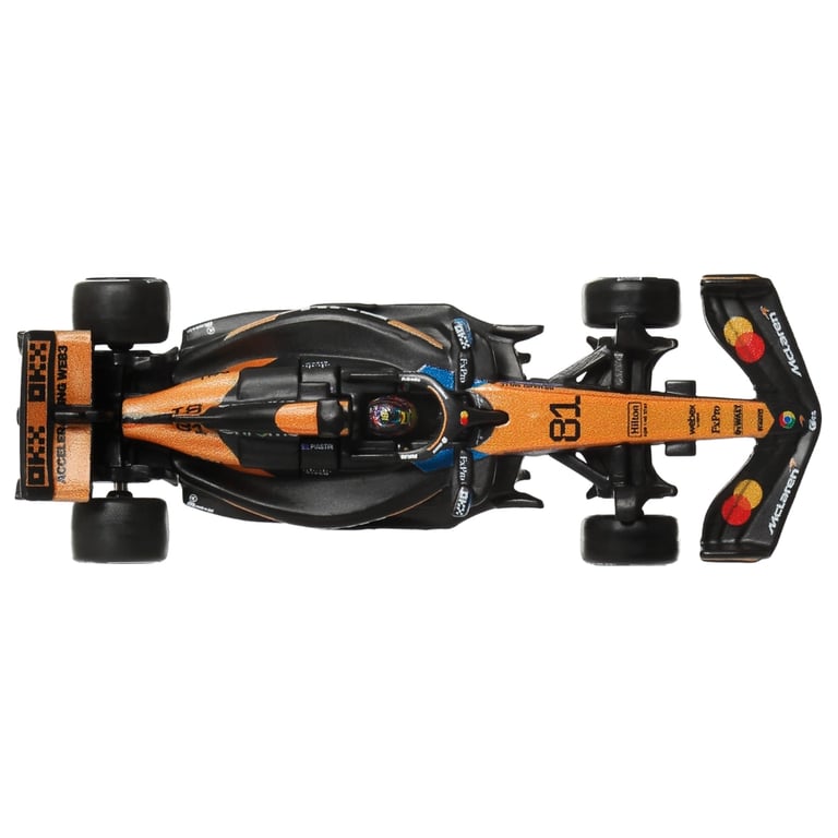 Масштабна модель автомобіля Hot Wheels Formula 1 Oscar Piastri 81 (JKD81) - фото 5