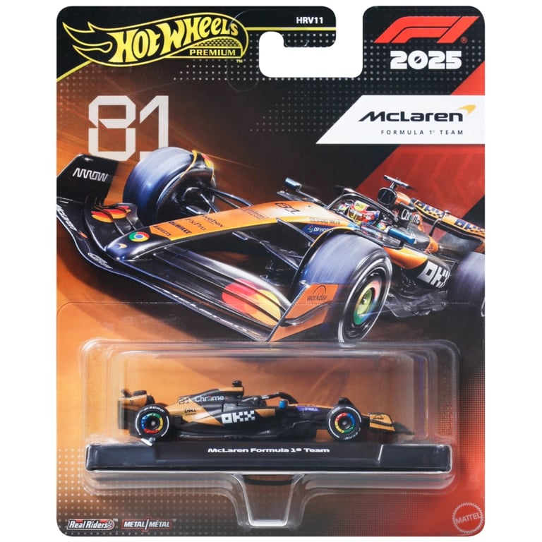 Масштабна модель автомобіля Hot Wheels Formula 1 Oscar Piastri 81 (JKD81) - фото 6
