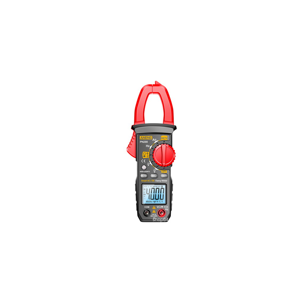 Токові кліщі ANENG PN200 V (AC/DC), A (AC/DC), Ω, C, Hz (NCV, True RMS) (PN200) - фото 1 Токові кліщі ANENG PN200 V (AC/DC), A (AC/DC), Ω, C, Hz (NCV, True RMS) (PN200) - фото 1