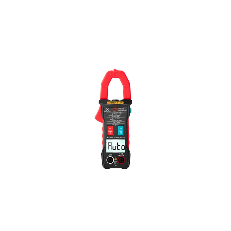 Токові кліщі ANENG ST207. V (AC/DC), A (AC), Ω, C, Hz, °C (NCV, True RMS). Bluetooth, Data Hold, дзвінок, ліхтарик, (ST207) - фото 4
