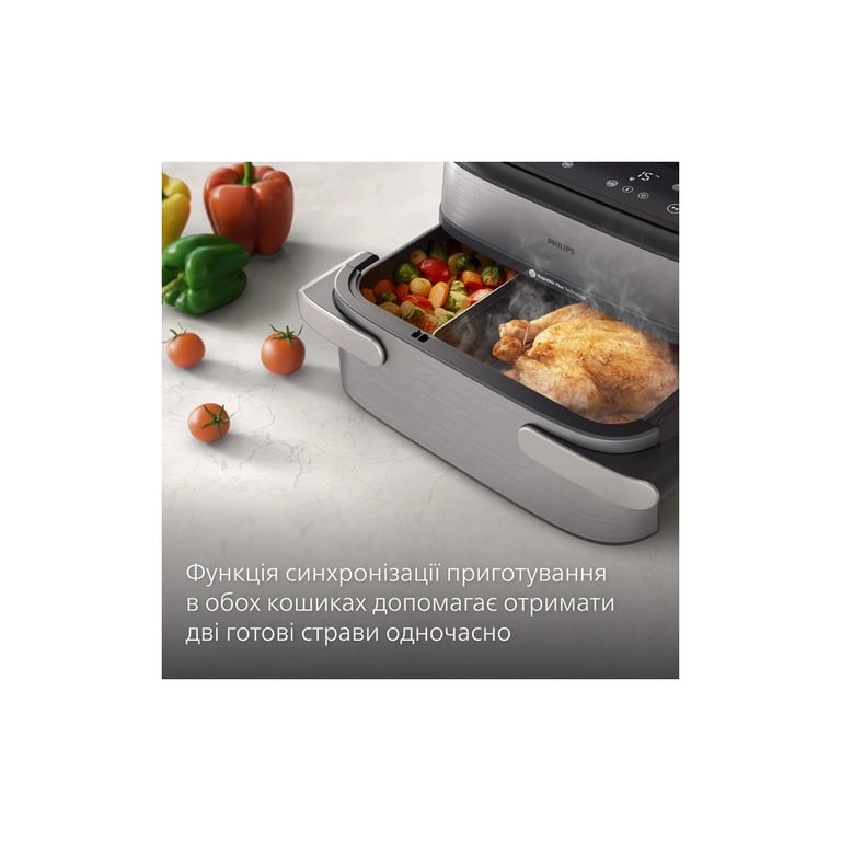 Мультипіч Philips Ovi Dual SteamFry (NA565/02) - фото 5