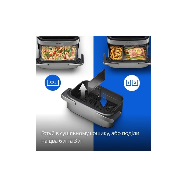 Мультипіч Philips Ovi Dual SteamFry (NA565/02) - фото 7
