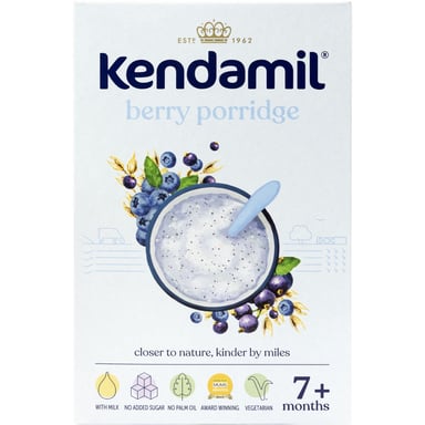 Дитяча каша Kendamil Молочна з ягодами з 7 місяців 150 г (92000151) - фото 1