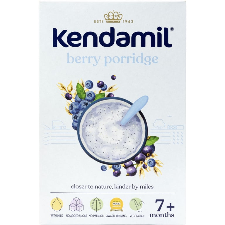 Дитяча каша Kendamil Молочна з ягодами з 7 місяців 150 г (92000151) - фото 1