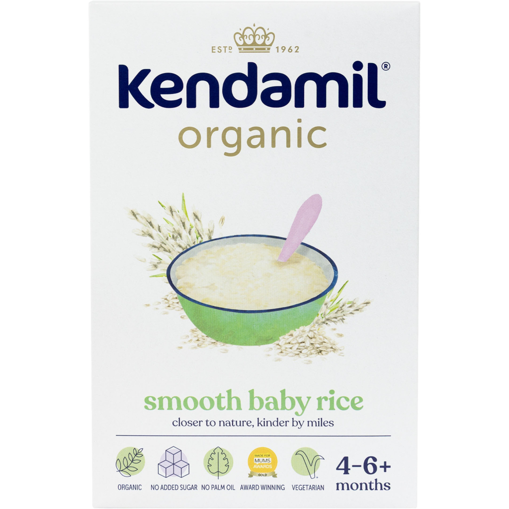Дитяча каша Kendamil Безмолочна Organic Рисова з 4-6 місяців 120 г (92000154) - фото 1 Дитяча каша Kendamil Безмолочна Organic Рисова з 4-6 місяців 120 г (92000154) - фото 1