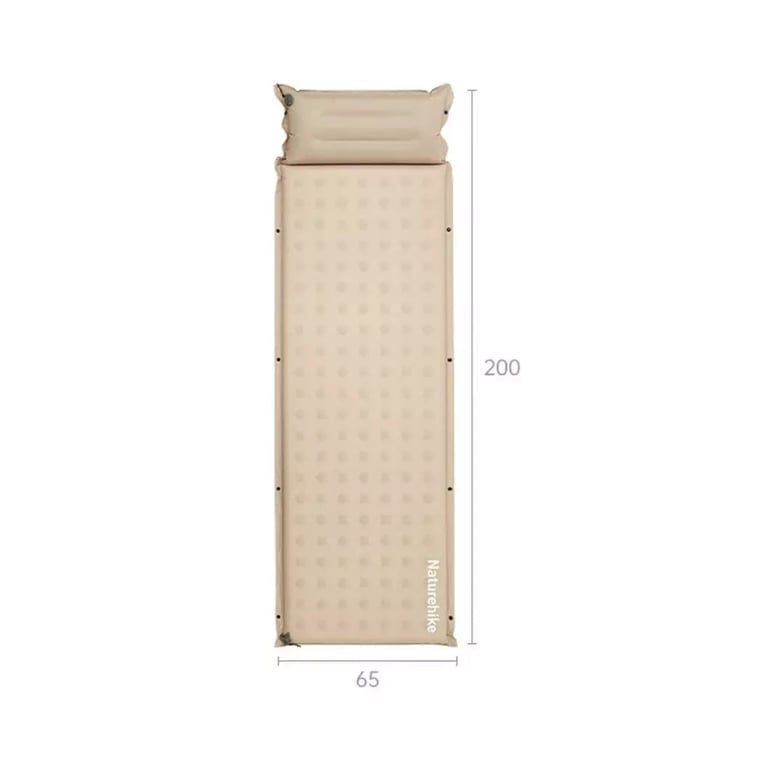 Туристичний килимок Naturehike CNK2550WS025, вологостійкий, 200х65х3 см, зелений (6977465868817) - фото 2