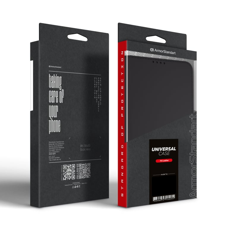 Чохол до мобільного телефона Armorstandart universal 6.0 - 6.5 Black (ARM88970) - фото 4