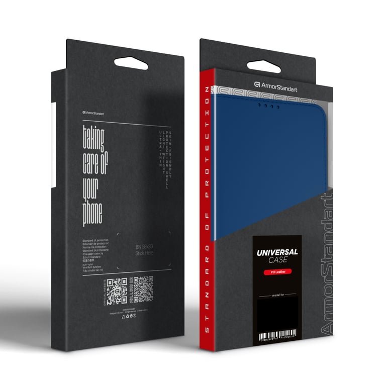 Чохол до мобільного телефона Armorstandart universal 6.0 - 6.5 Blue (ARM88976) - фото 4