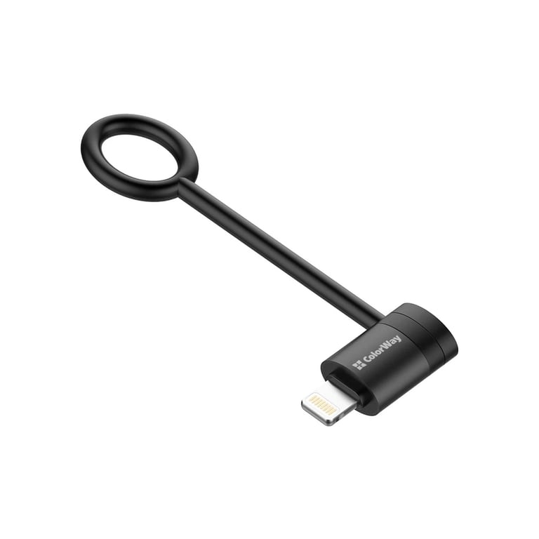 Перехідник USB-C F to Lightning M black ColorWay (CW-AD-LC) - фото 3