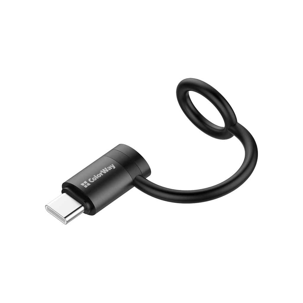 Перехідник Lightning F to USB-C M black ColorWay (CW-AD-CL2) - фото 1
