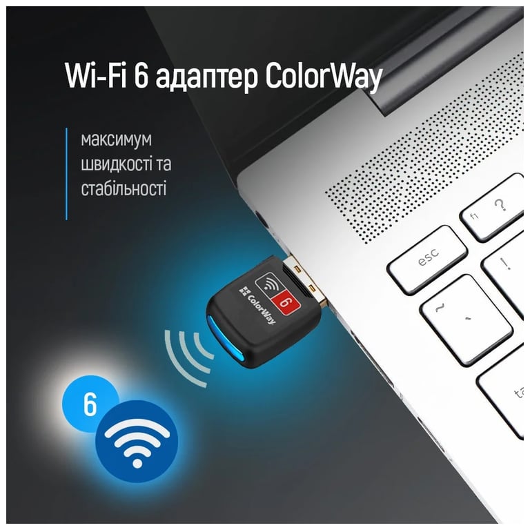 Мережева карта Wi-Fi ColorWay CW-AD-W1 - фото 7