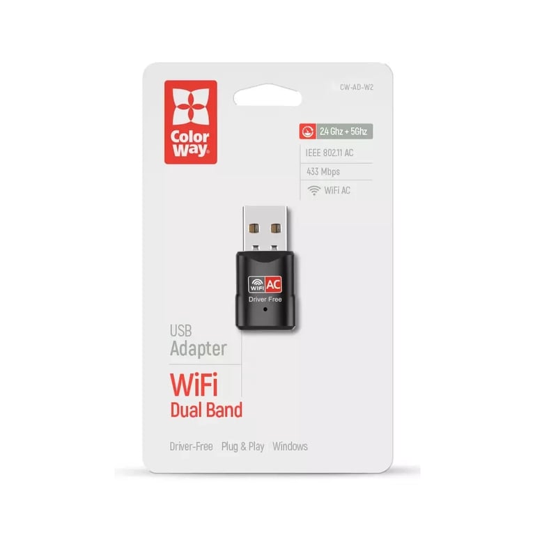 Мережева карта Wi-Fi ColorWay CW-AD-W2 - фото 6