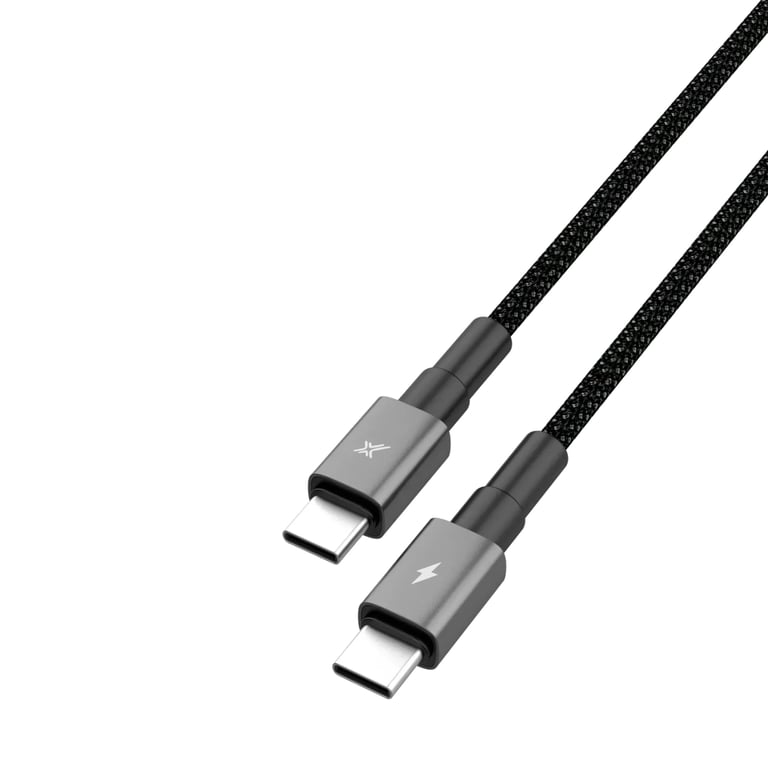 Дата кабель USB-C to USB-C 1.0m 100W black Grand-X (CC-08B) - фото 3