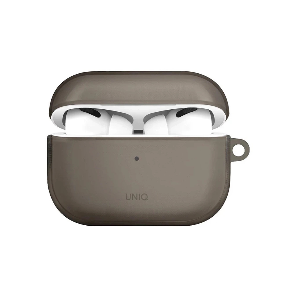 Чохол для навушників Uniq Glase AirPods Pro 2 gen Glossy Smoke (8886463683590) - фото 1 Чохол для навушників Uniq Glase AirPods Pro 2 gen Glossy Smoke (8886463683590) - фото 1