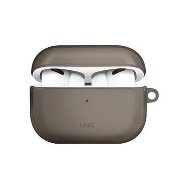 Чохол для навушників Uniq Glase AirPods Pro 2 gen Glossy Smoke (8886463683590) - фото 1