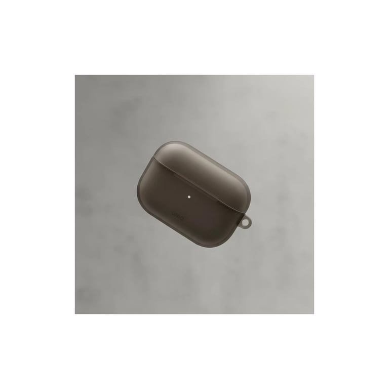 Чохол для навушників Uniq Glase AirPods Pro 2 gen Glossy Smoke (8886463683590) - фото 8