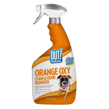 Спрей для тварин OUT! Orange Oxy Stain & Odor Remover для видалення плям і запаху від життєдіяльності собак та котів 9 (0010279700624) - фото 1