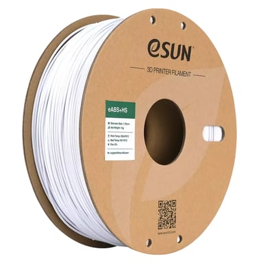 Пластик для 3D-принтера eSUN eABS-HIGH SPEED 1кг, 1.75мм, WHITE COLD (EABS+HS-P175CW1) - фото 1