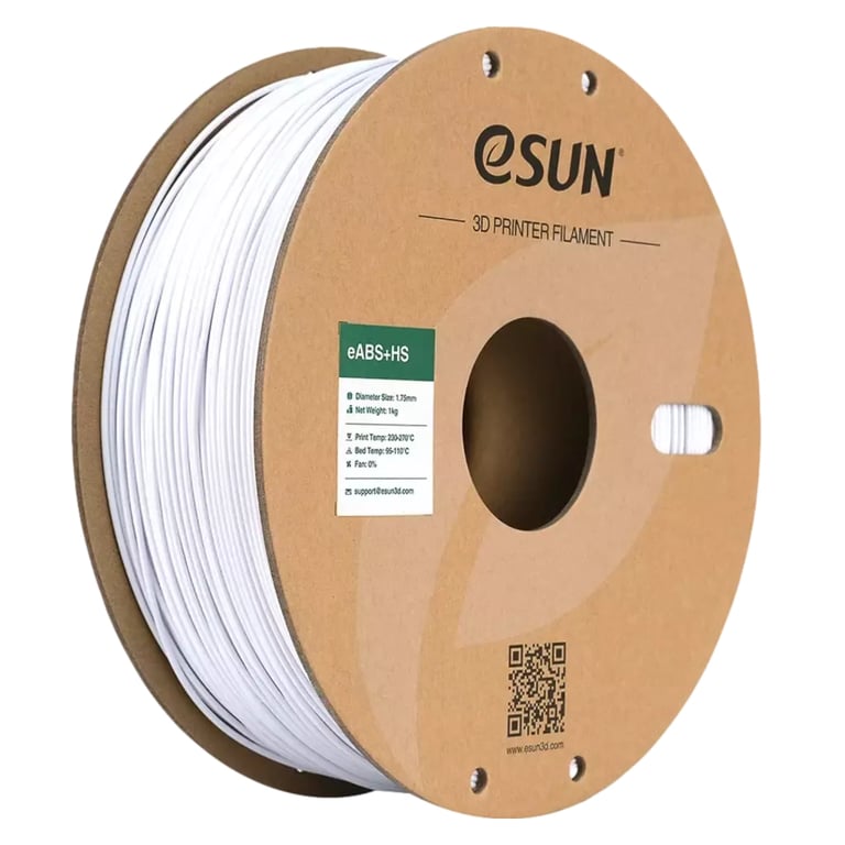 Пластик для 3D-принтера eSUN eABS-HIGH SPEED 1кг, 1.75мм, WHITE COLD (EABS+HS-P175CW1)