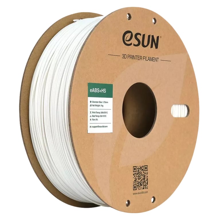 Пластик для 3D-принтера eSUN eABS-HIGH SPEED 1кг, 1.75мм, WHITE (EABS+HS-P175W1)