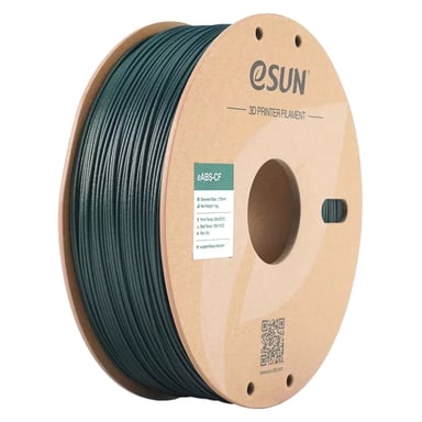Пластик для 3D-принтера eSUN EABS-CF 1,75mm 1kg DARK GREEN (EABS-CF-P175AG1) - фото 1