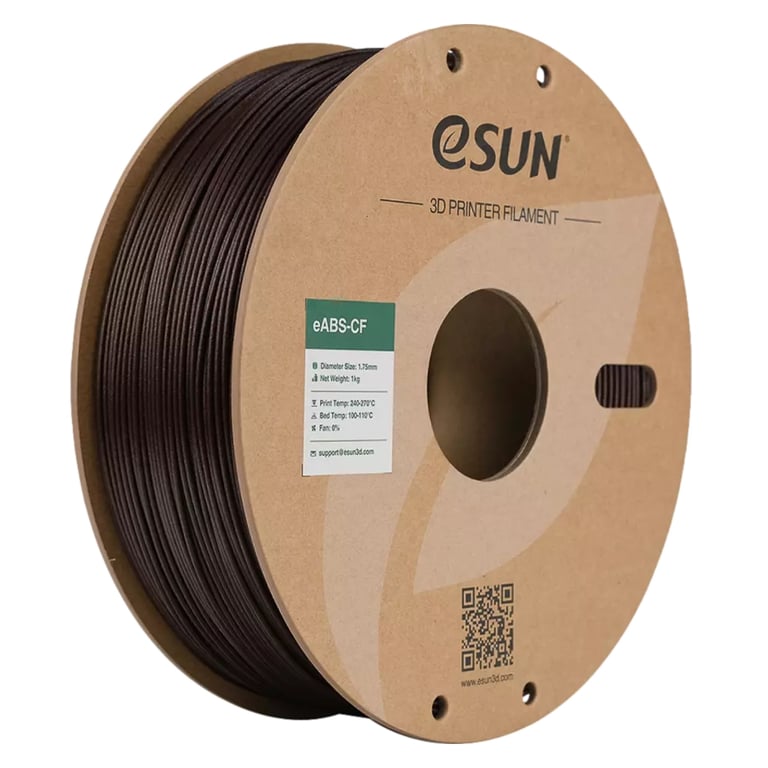 Пластик для 3D-принтера eSUN EABS-CF 1,75mm 1kg DARK RED (EABS-CF-P175AR1) - фото 1