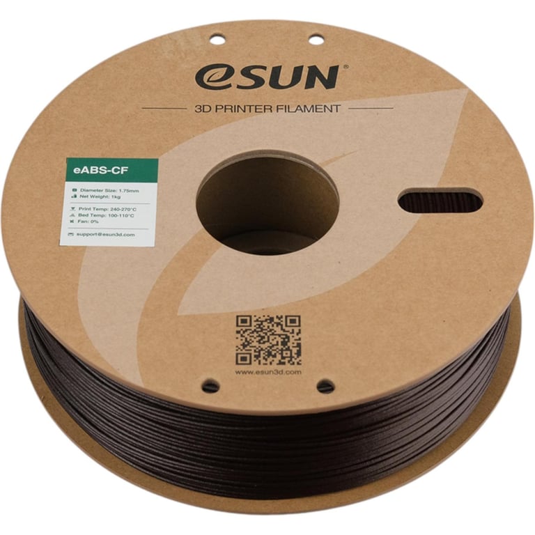 Пластик для 3D-принтера eSUN EABS-CF 1,75mm 1kg DARK RED (EABS-CF-P175AR1) - фото 2