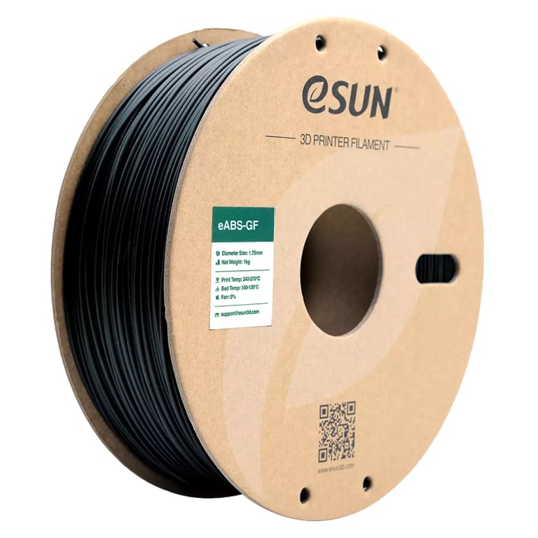 Пластик для 3D-принтера eSUN EABS-GF 1,75mm 1kg BLACK (EABS-GF-P175B1)