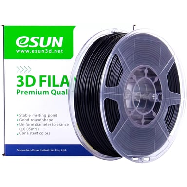 Пластик для 3D-принтера eSUN eABSMAX 1,75mm 1kg black (ABS-FR175B1P1) - фото 1
