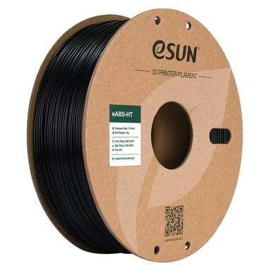 Пластик для 3D-принтера eSUN EABS-HT 1,75mm 1kg BLACK (EABS-HT-P175B1) - фото 1