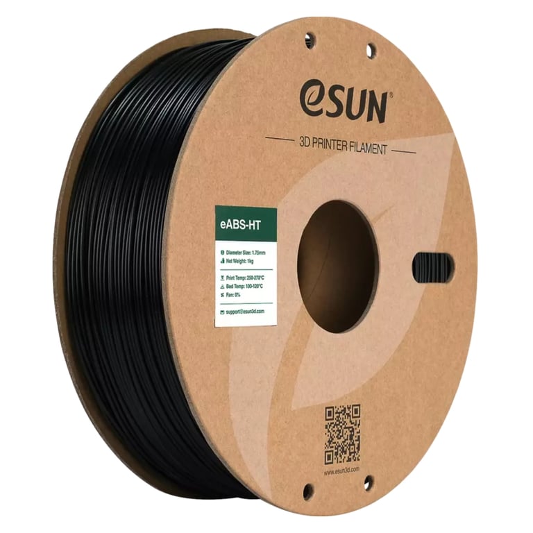 Пластик для 3D-принтера eSUN EABS-HT 1,75mm 1kg BLACK (EABS-HT-P175B1)